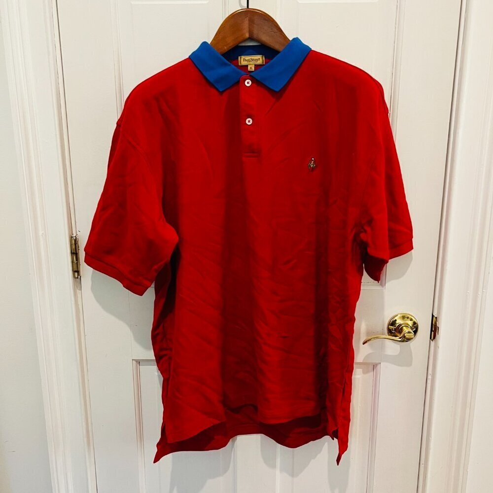 Vintage Paul Stuart Polo Shirt Men's XL Short Sleeve Golf - Picture 8 of 16